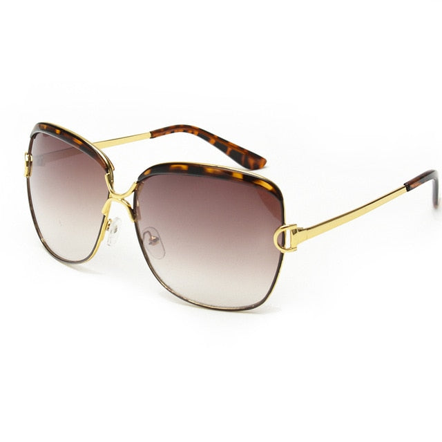 Luxury D Frame Gradient Sunglasses