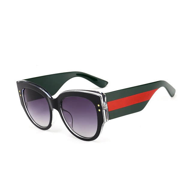 Luxury Designer Oval Sunglasses